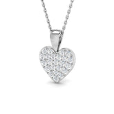 Hattie Heart Pendant 0.33ct Diamond Gold (Without Chain )