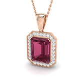 Gerard Pink Tourmaline Pendant 6ct Gold (Without Chain )