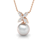 Glen Gemstone Pendant 5.5ct Pearl Gold Necklace(Without Chain )