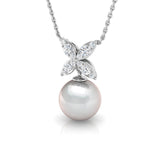 Glen Gemstone Pendant 5.5ct Pearl Gold Necklace(Without Chain )
