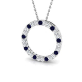 Amice Blue Sapphire Pendant 0.5ct in Gold (Without Chain )