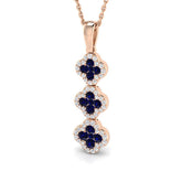 Murray Blue Sapphire Pendant 0.5ct to 1ct Gold (Without Chain )