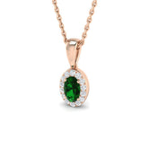 Amelia Aquamarine Pendant 0.25ct to 8ct Gold (Without Chain )
