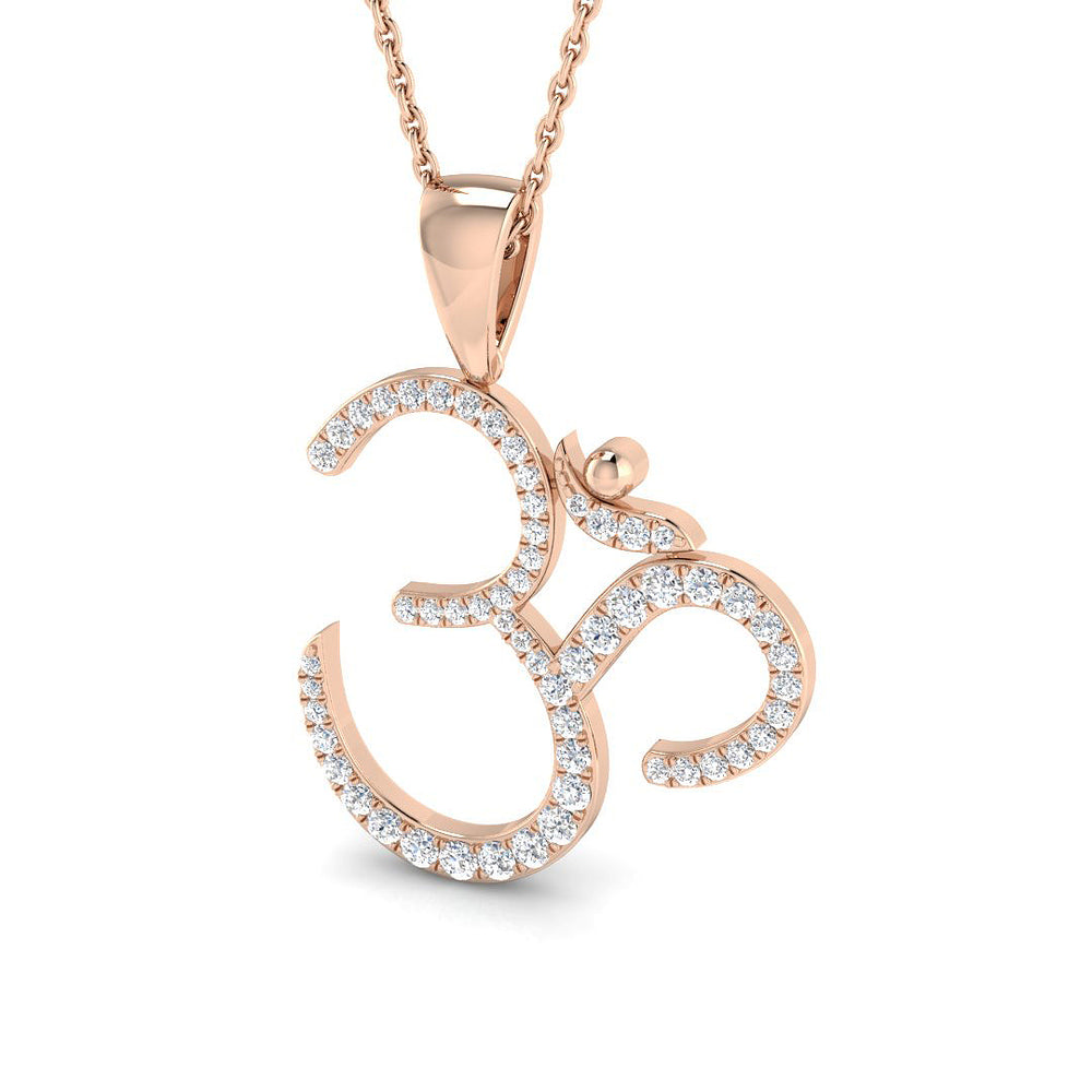 Aphis Diamond Pendant 0.3ct Religious Gold (Without Chain )