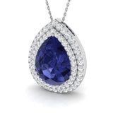 Amnio Tanzanite Pendant 9.5ct Gold (Without Chain )