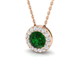 Mae Emerald Pendant 0.75ct Gold(Without Chain )