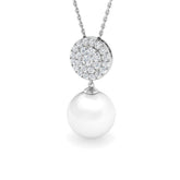 Array Gemstone Pendant 7ct Pearl Gold (Without Chain )