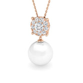 Arrow Gemstone Pearl Pendant 8ct Gold (Without Chain )