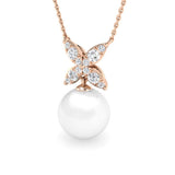 Glen Gemstone Pendant 5.5ct Pearl Gold Necklace(Without Chain )
