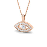 Luna Diamond Pendant 0.33ct Gold Religious(Without Chain )