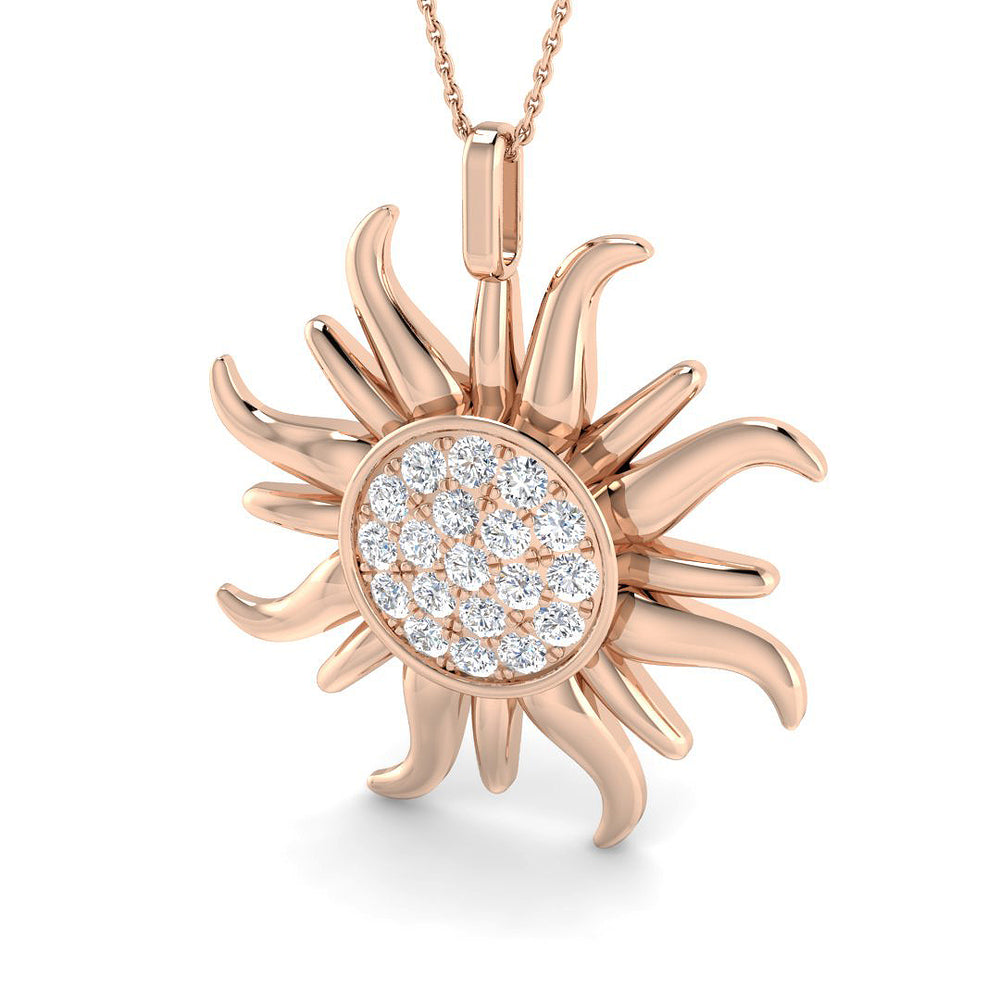 Cabal Diamond Pendant Fancy 1.25ct Gold (Without Chain )