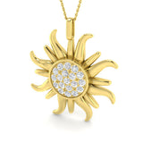 Cabal Diamond Pendant Fancy 1.25ct Gold (Without Chain )