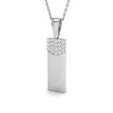 Baffy Diamond Pendant Fancy 0.15ct Gold (Without Chain )