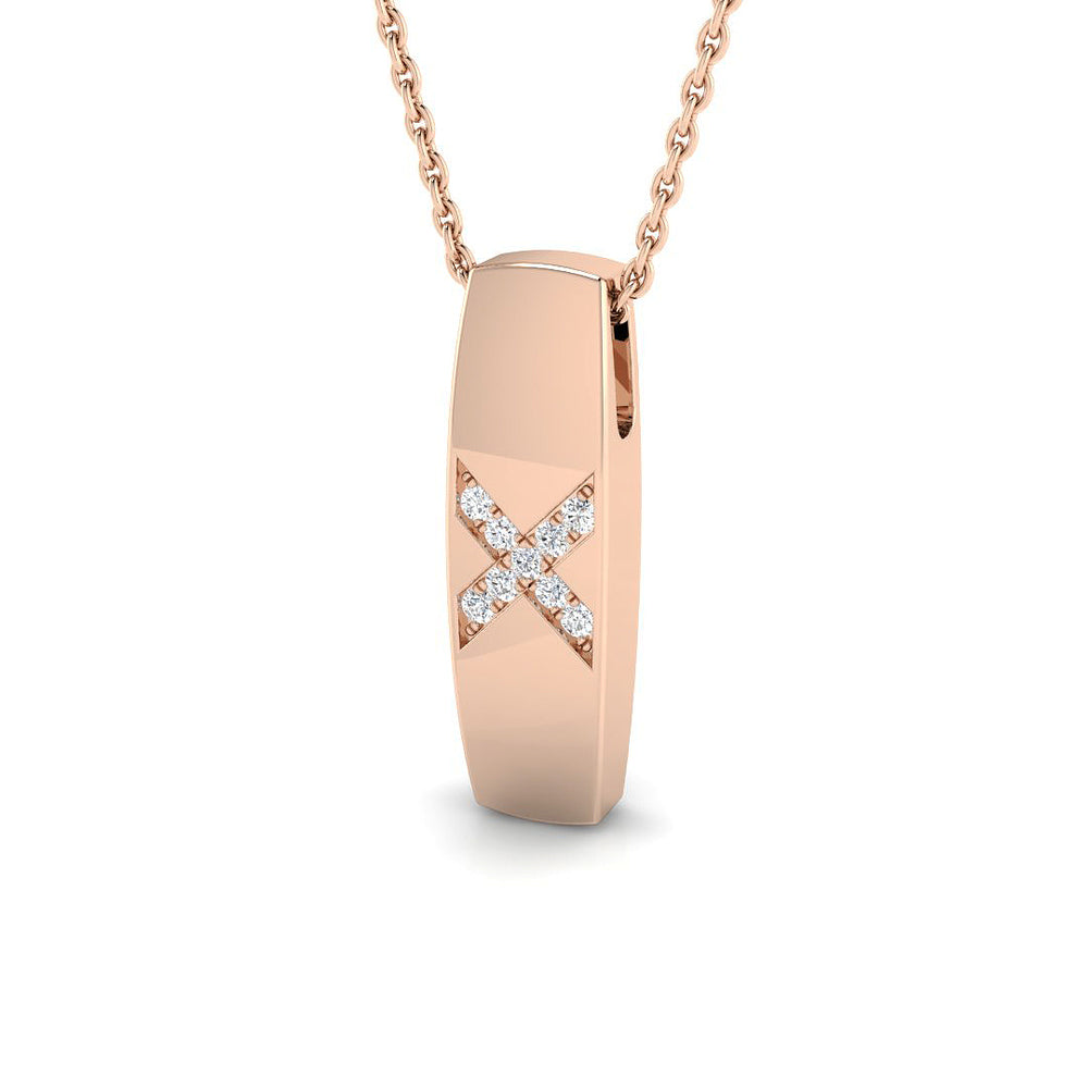 Baile Diamond Pendant Fancy 0.1ct Gold (Without Chain )
