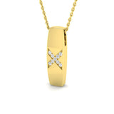 Baile Diamond Pendant Fancy 0.1ct Gold (Without Chain )