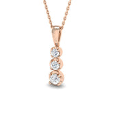 Balas Drop Pendant 0.3ct to 0.5ct Gold Diamond(Without Chain )