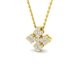 Biffy Diamond Pendant 0.2ct Fancy Gold (Without Chain )
