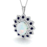 Botel Opal Pendant 7.5ct in and Gold(Without Chain )