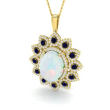 Botel Opal Pendant 7.5ct in and Gold(Without Chain )