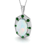 Bonze Emerald Pendant 6.5ct Gold(Without Chain )