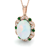 Blunt Emerald Pendant 8.5ct Gold (Without Chain )