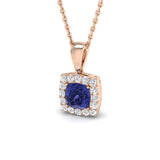 Callie Tanzanite Pendant 1ct to 5ct Gold (Without Chain )