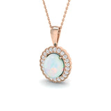 Clang Opal Pendant 1.5ct to 2ct Gold Necklace(Without Chain )