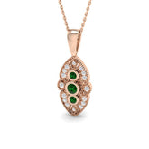 Emmet Blue Sapphire Pendant 0.33ct to 0.5ct Gold (Without Chain )
