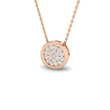 Amile Cluster Pendant 0.2ct Diamond Gold (Without Chain )