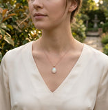 Opal Pendant with Diamond Halo | Elegant Opal Jewelry