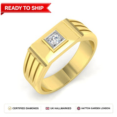Lab grown diamond earring