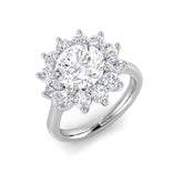 Diamond Okborbe Engagement Ring | 3.5ct | Hallmarked Gold & Platinum