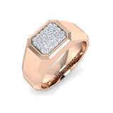 Diamond Okehampton Signet Ring | 0.33ct | Hallmarked Gold & Platinum