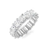 1.00 to 4.00 Carat Lab-Grown Round Cut D/VVS Diamond U-Prong Set Full Eternity Ring.