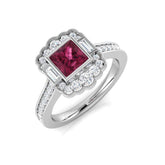 Pink Tourmaline Ring