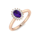Diamond Caernarfon Amethyst Ring | 0.5ct - 1.5ct