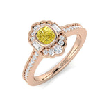 Diamond Durham Engagement Ring | 0.75ct | Hallmarked Gold & Platinum