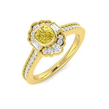 Diamond Durham Engagement Ring | 0.75ct | Hallmarked Gold & Platinum