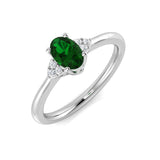 Oval Emerald Ring