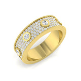 Gold Diamond Ring, Platinum Ring, Luxury Ring