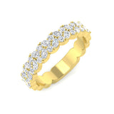 Marquise Diamond Half Eternity Ring | Lab & Natural 0.50–2.75 ct