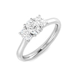 3-Stone Diamond Ring | 0.75 Carat | Natural & Lab-Grown Diamonds