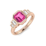 Diamond Pontypool Pink Sapphire Ring | 1.75ct