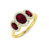 Ruby Pave Ring