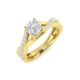 Diamond Jedburgh Ring | 0.2ct - 0.5ct | Hallmarked Gold & Platinum