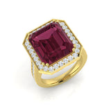 Diamond Hatfield Pink Tourmaline Ring | 11.5ct