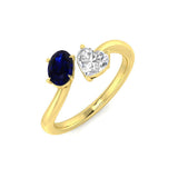 Toi Et Moi Sapphire Ring