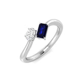 Toi Et Moi Sapphire Ring for Women