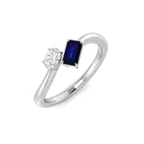 Toi Et Moi Sapphire Ring for Women