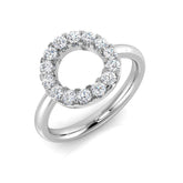 Diamond Circle of Life Ring | Lab & Natural Diamonds | Hallmarked Gold & Platinum